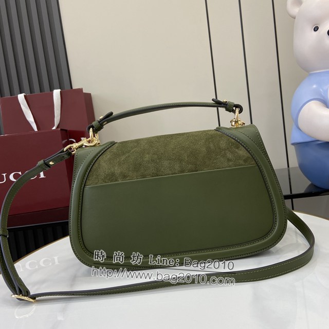 Gucci專櫃古馳最新款Blondie系列中號手提包磨砂原廠皮肩背女包 jh2119型號：815719